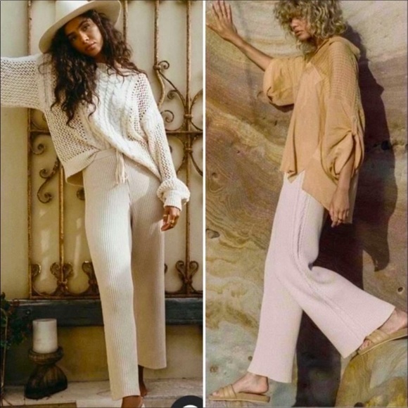 🆕✨ KALANI RIBBED KNIT PANT • SPELL & THE GYPSY COLLECTIVE 🍃 - Picture 1 of 15